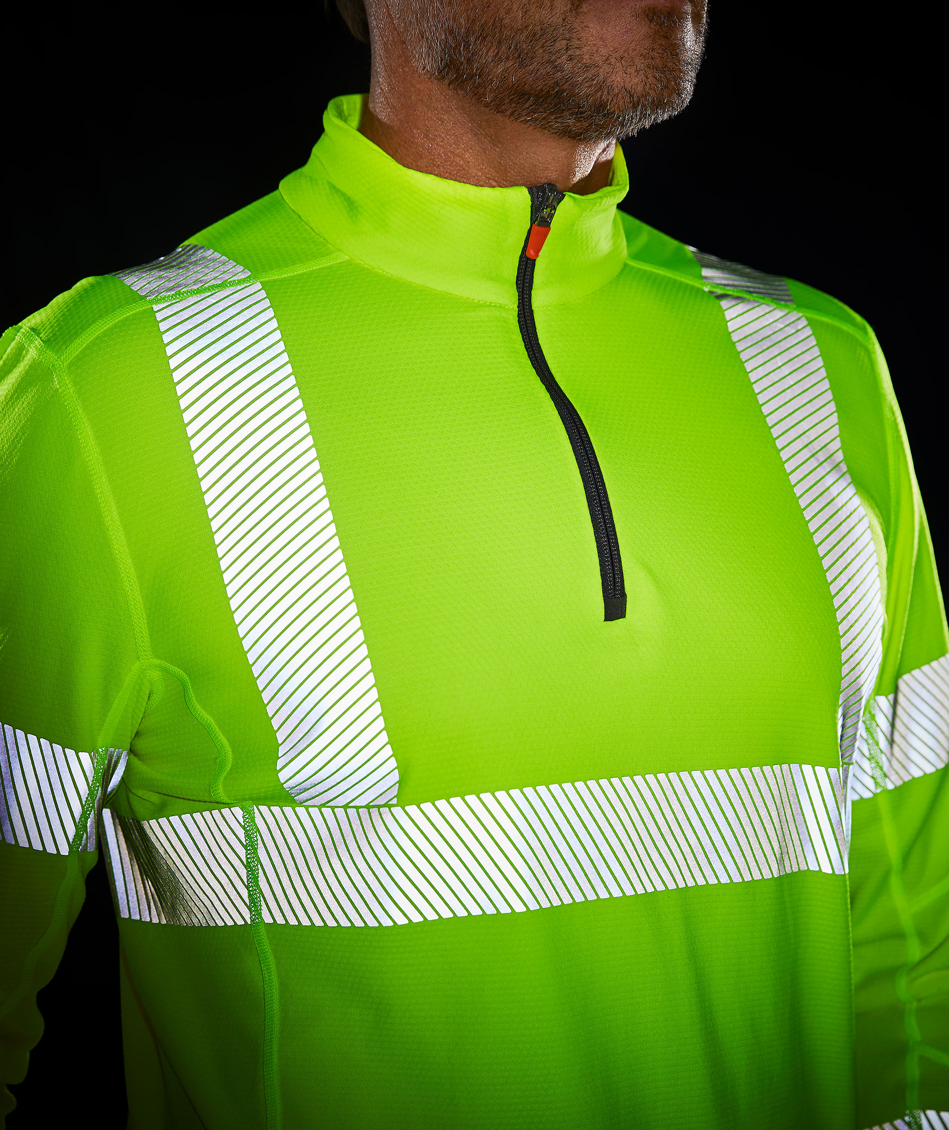 Helly Hansen Lifa Active long-sleeved undershirt half zip, Hi-Vis Yellow, large image number 2