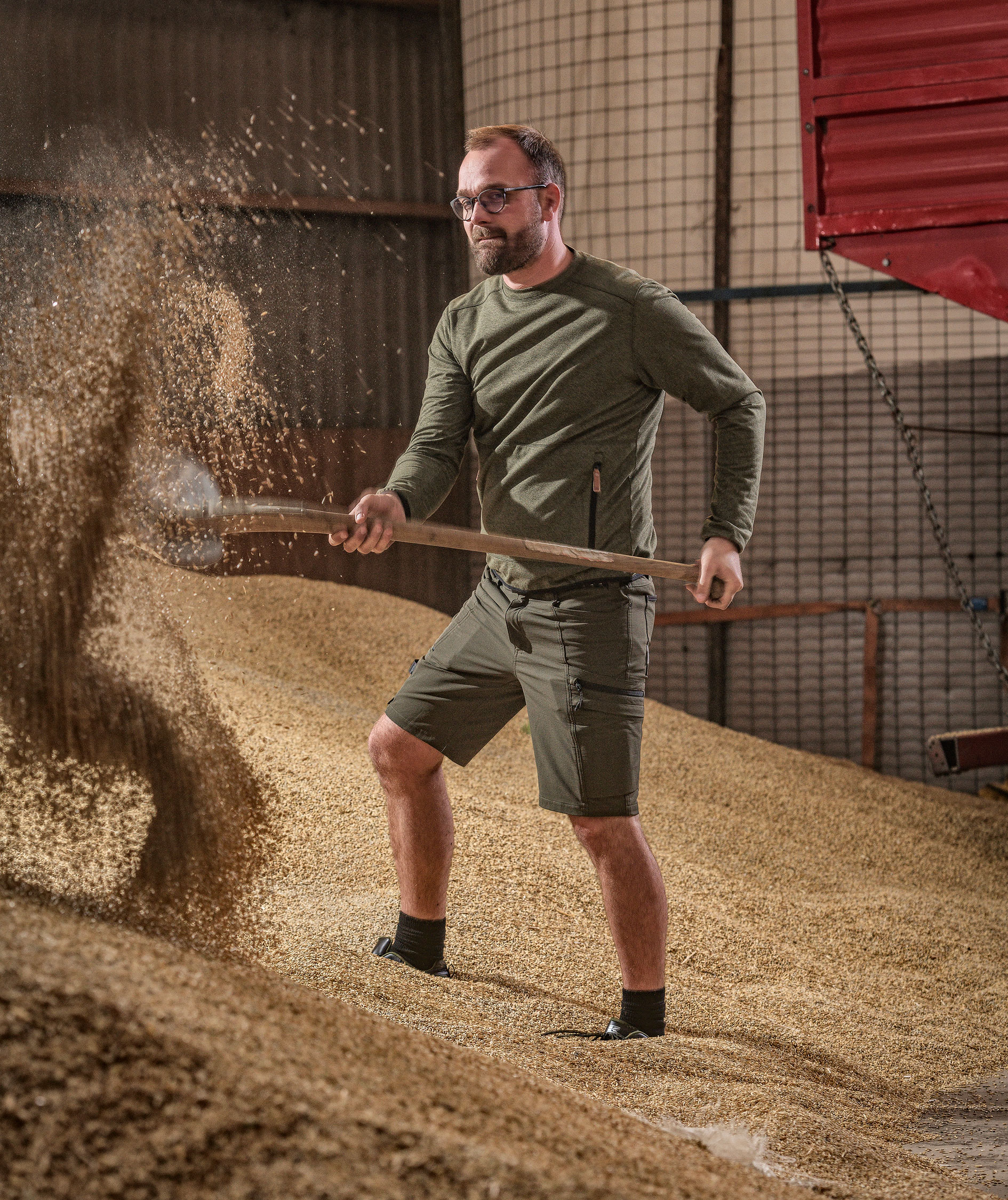 Kramp Active sweatshirt, Olive Green, large image number 2