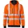 Top Swede hættetrøje med lynlås 1729, Hi-Vis Orange/Navy, Hi-Vis Orange/Navy, swatch