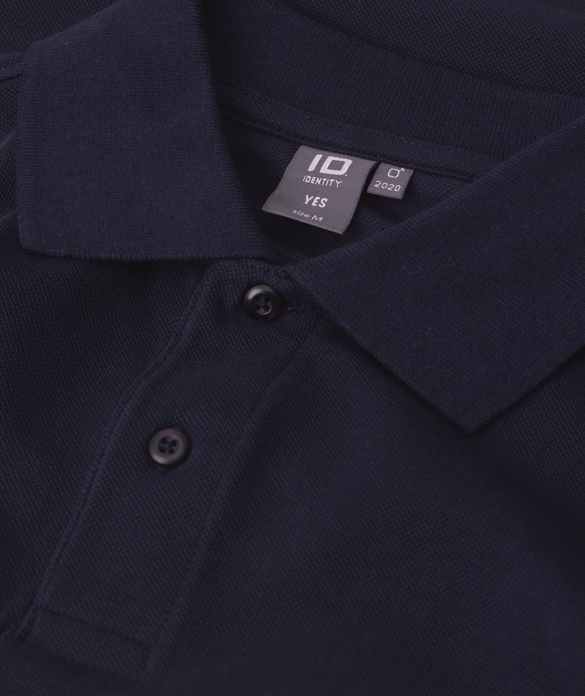 ID Yes Polo T-shirt, Marine, large image number 4