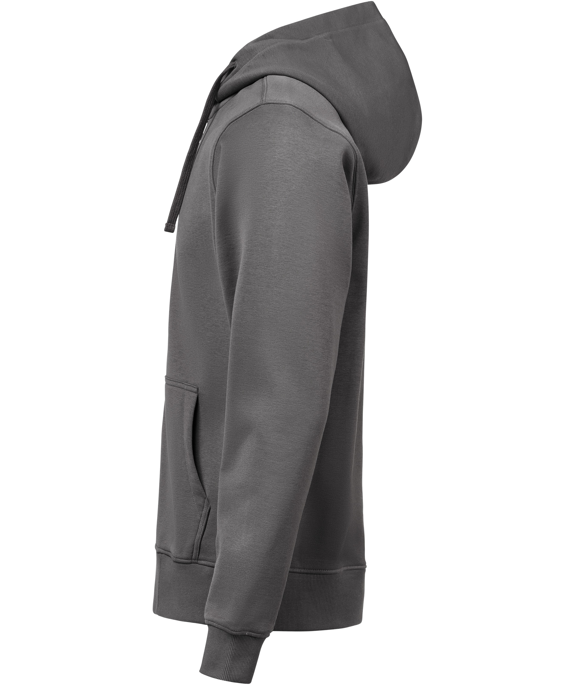 UM Regular fit hoodie med dragkedja, Charcoal, large image number 3