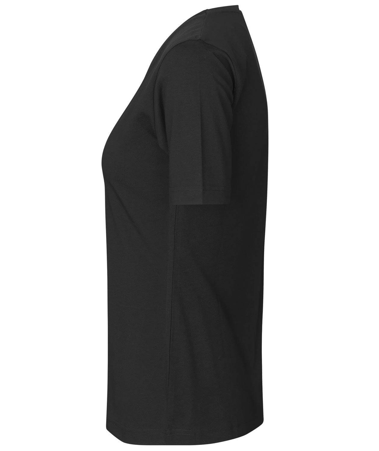 ID dame T-Shirt stretch, Sort, large image number 3