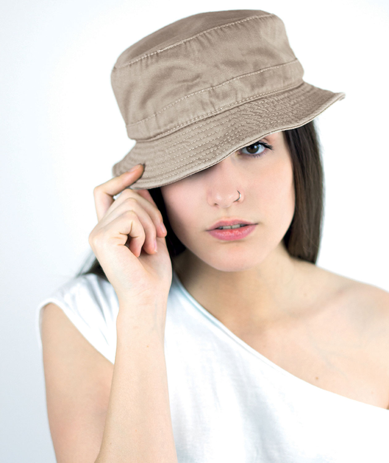 Atlantis Forever beach hat for kids, Beige