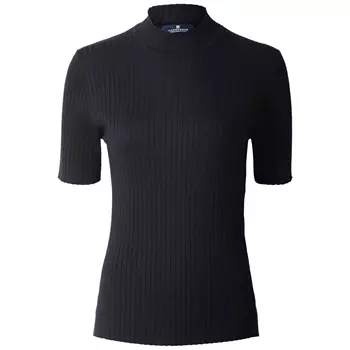 CC55 Paris dame T-shirt with turtleneck, Black