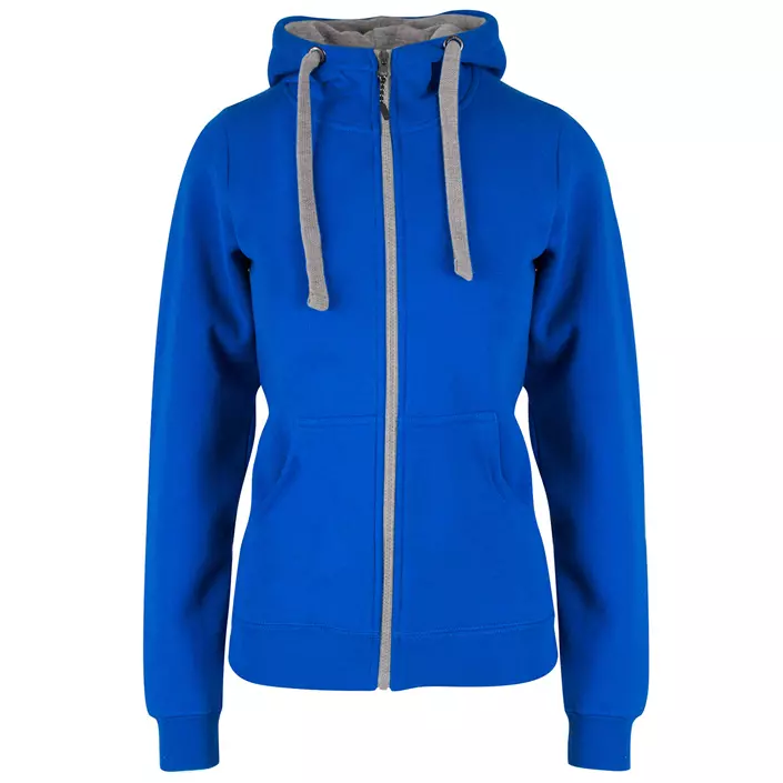 YOU Katherine women's hoodie, Grain blue/heather grey, large image number 0