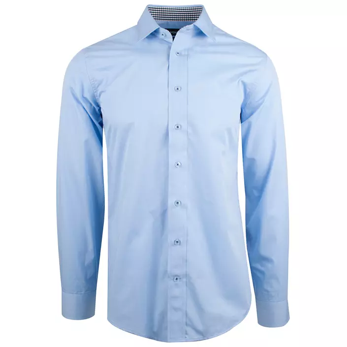 YOU Teramo figursydd business skjorta, Ljusblå, large image number 0