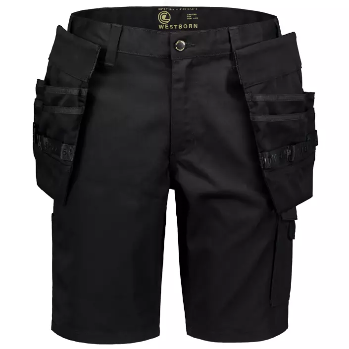 Westborn Core arbejdsshorts, Black, large image number 1