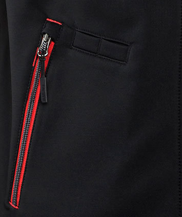 Bl&aring;kl&auml;der Unite softshell vest, Black/Red, large image number 3