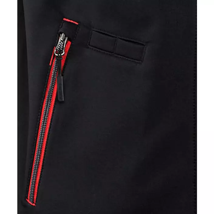 Blåkläder Unite softshell vest, Black/Red, large image number 3
