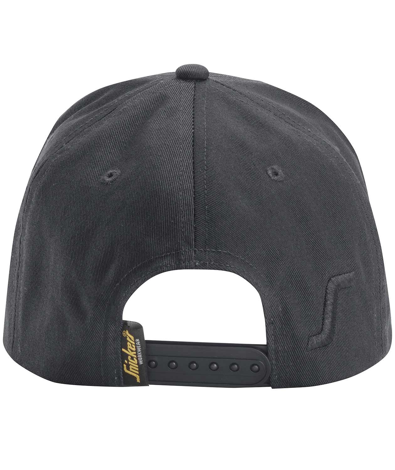 Snickers logo cap, Steel Grey/Black