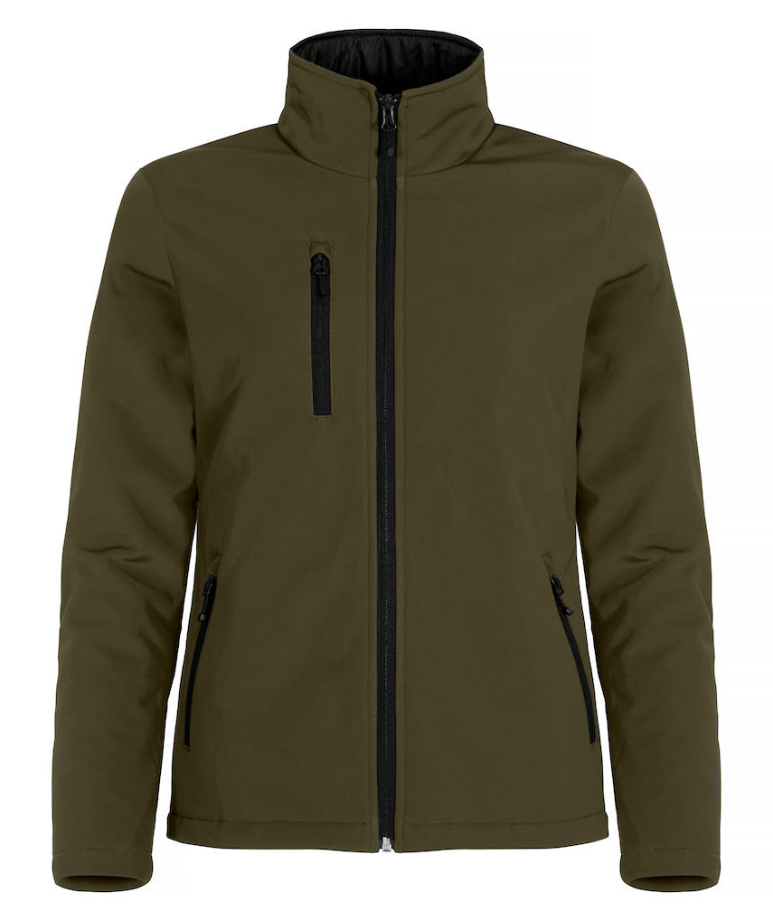 Clique lined women's softshell jacket, Fog Green, Fog Green, swatch