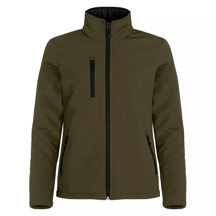 Clique lined women's softshell jacket, Fog Green, large image number 0