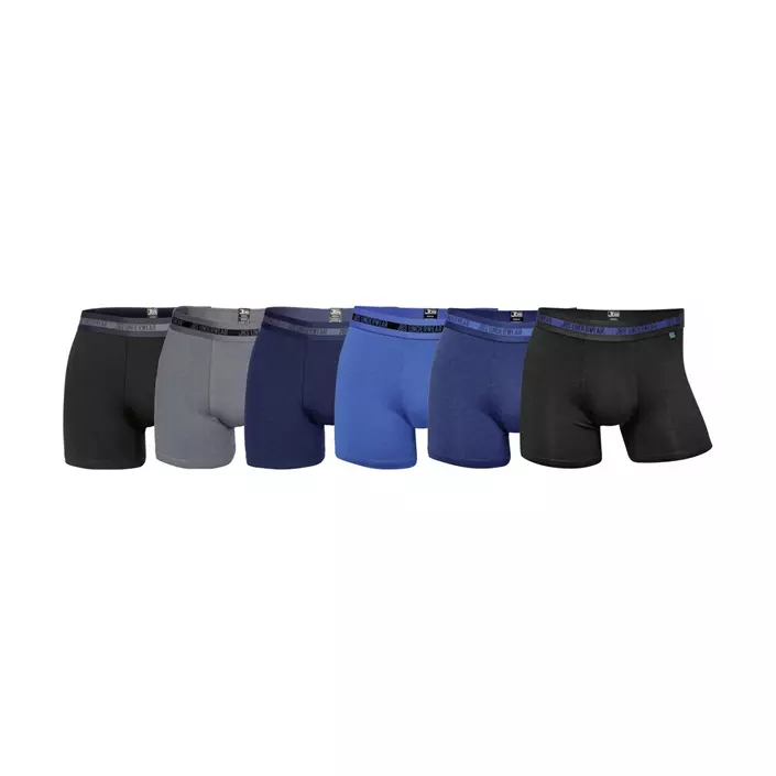 JBS 6-pakk boksershorts med bambus, Flerfarget, large image number 0