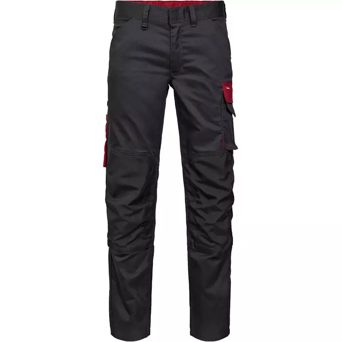 Engel Galaxy arbejdsbukser, Anthracite/Tomato Red, large image number 0