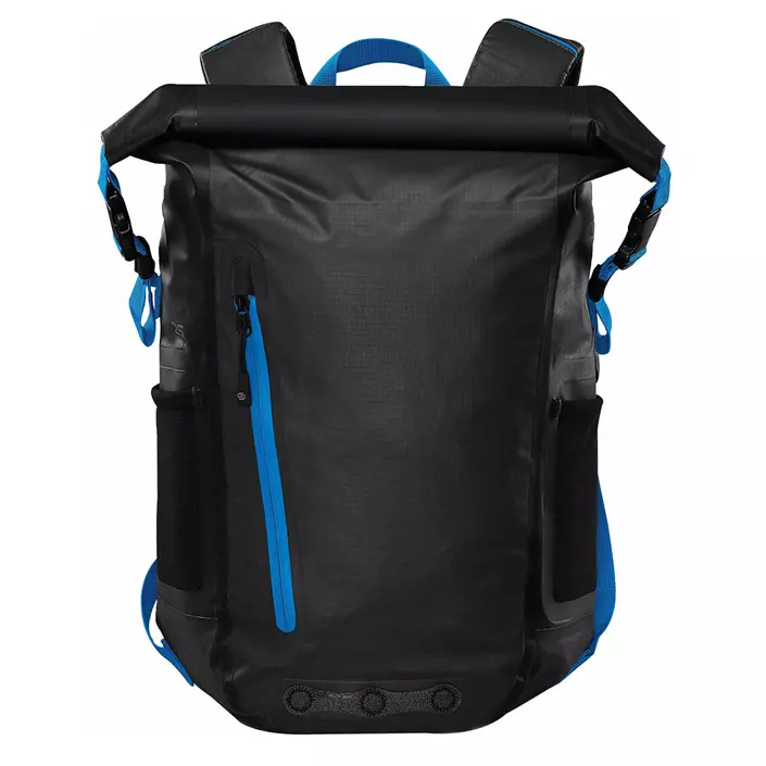 Stormtech Rainer waterproof backpack 25L, Black/Azur blue, Black/Azur blue, large image number 0