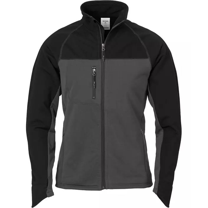 Fristads Acode women's fleece jacket, Dark Grey, large image number 0