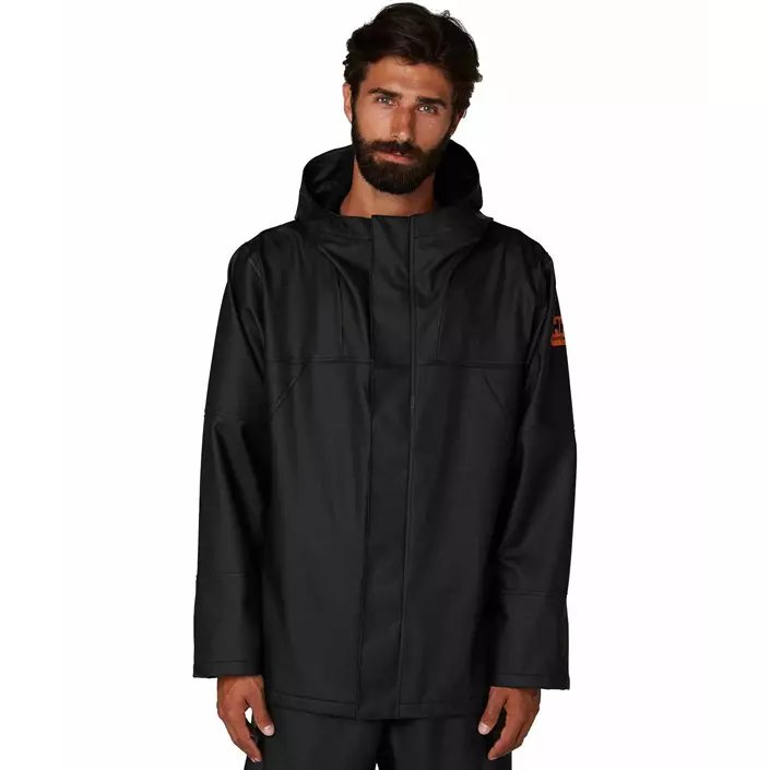 Helly Hansen Storm rain jacket, Black, large image number 2