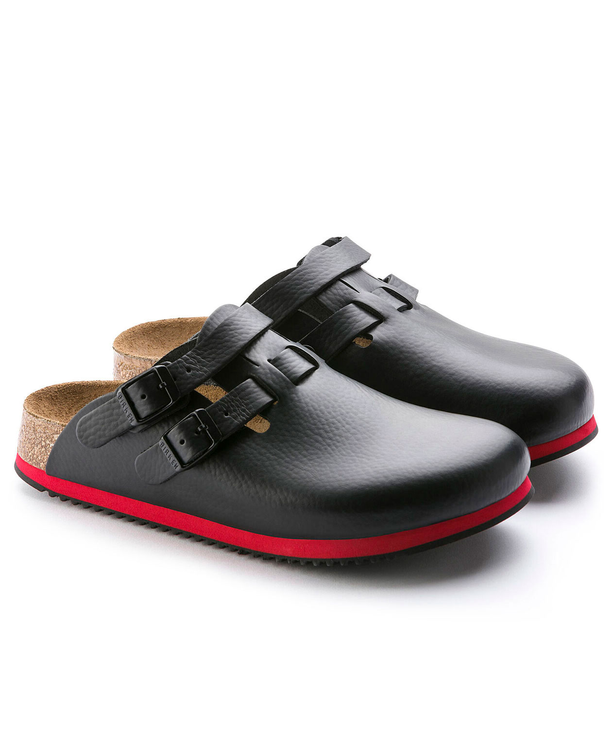 Birkenstock Kay SL Regular Fit Sandalen, Schwarz/Rot, large image number 5