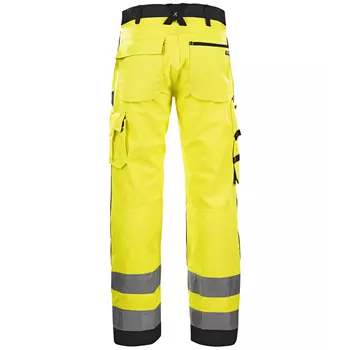 Blåkläder work trousers, Hi-vis Yellow/Black