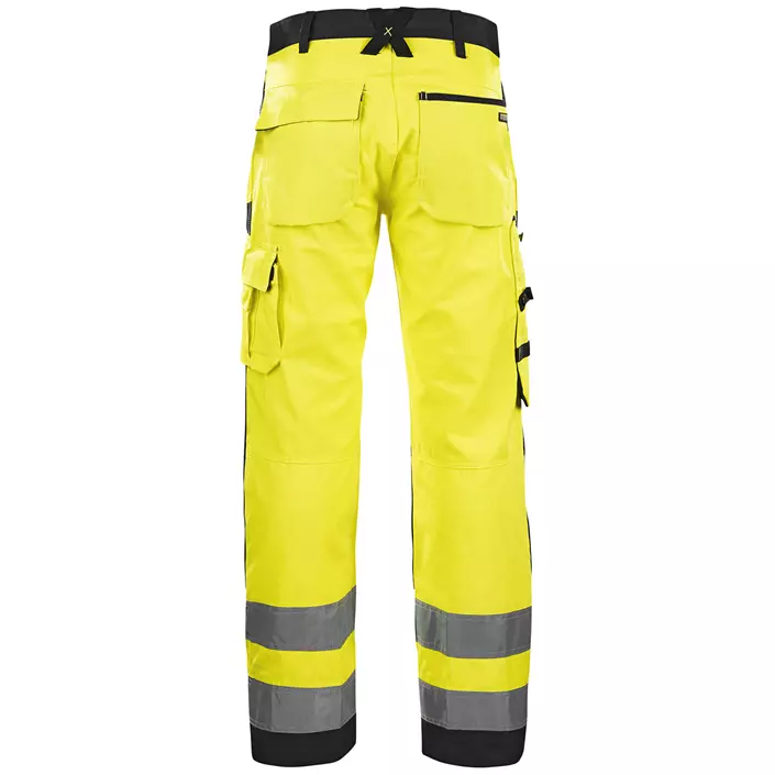Blåkläder arbejdsbukser, Hi-vis Gul/Sort, large image number 1