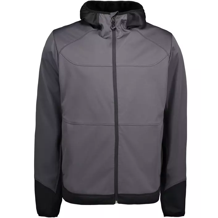 ID Combi Stretch softshell jacket, Silver Grey, large image number 0