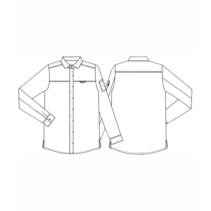 Kentaur modern fit server shirt, Black, large image number 3