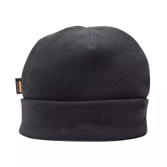 Portwest fleece hats with insulatex lining, Black, Black, large image number 0