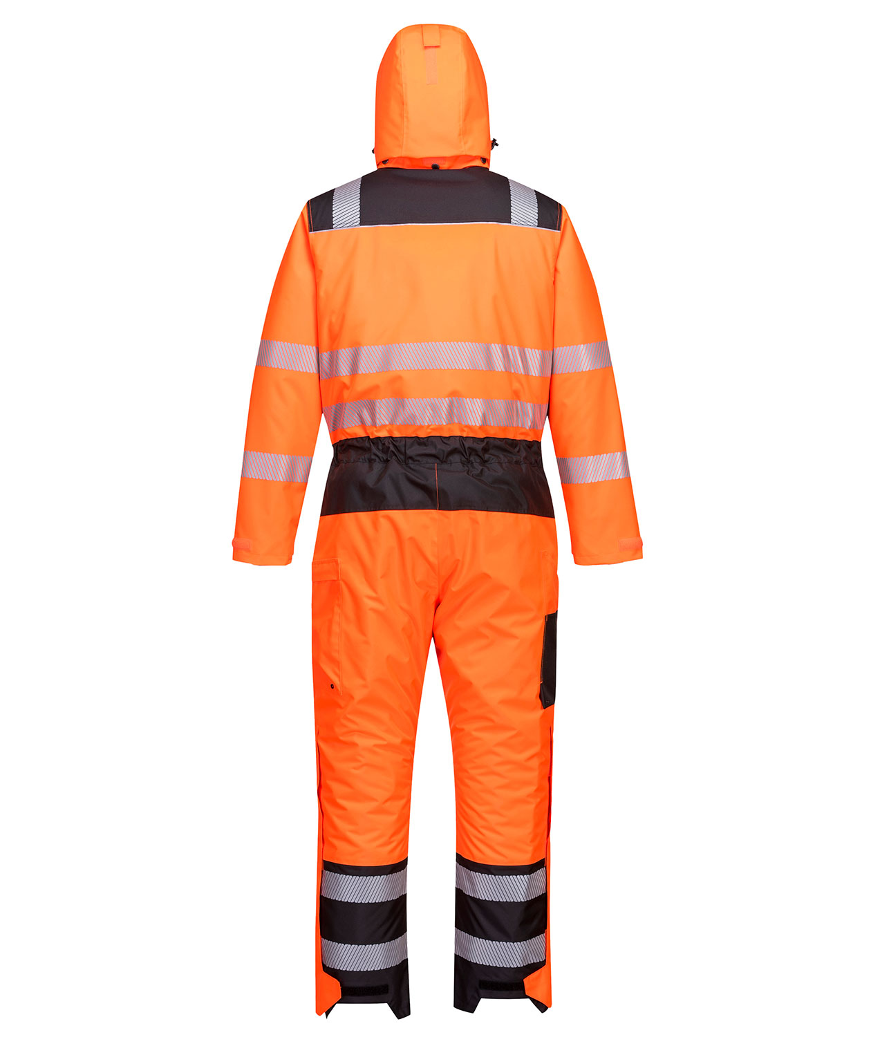 Portwest PW3 thermal coveralls, Hi-Vis Orange/Black