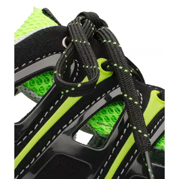 Jalas Exalter2 safety sandals S1 HRO, Black/Grey/Green
