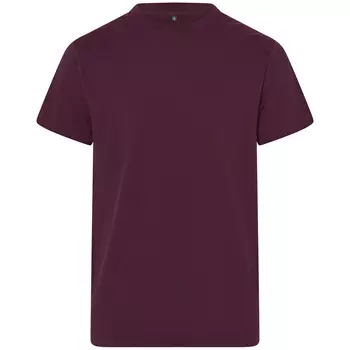 Clipper Moss T-shirt med merinoull, Burgundy Winetasting