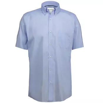 Seven Seas Oxford kortærmet skjorte, Lys Blå