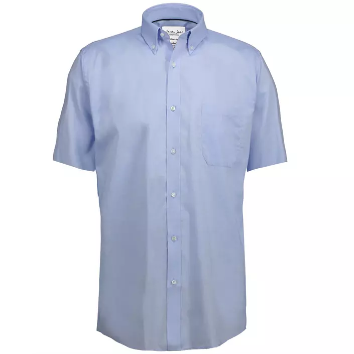 Seven Seas Oxford modern fit kortermet skjorte, Lys Blå, large image number 0