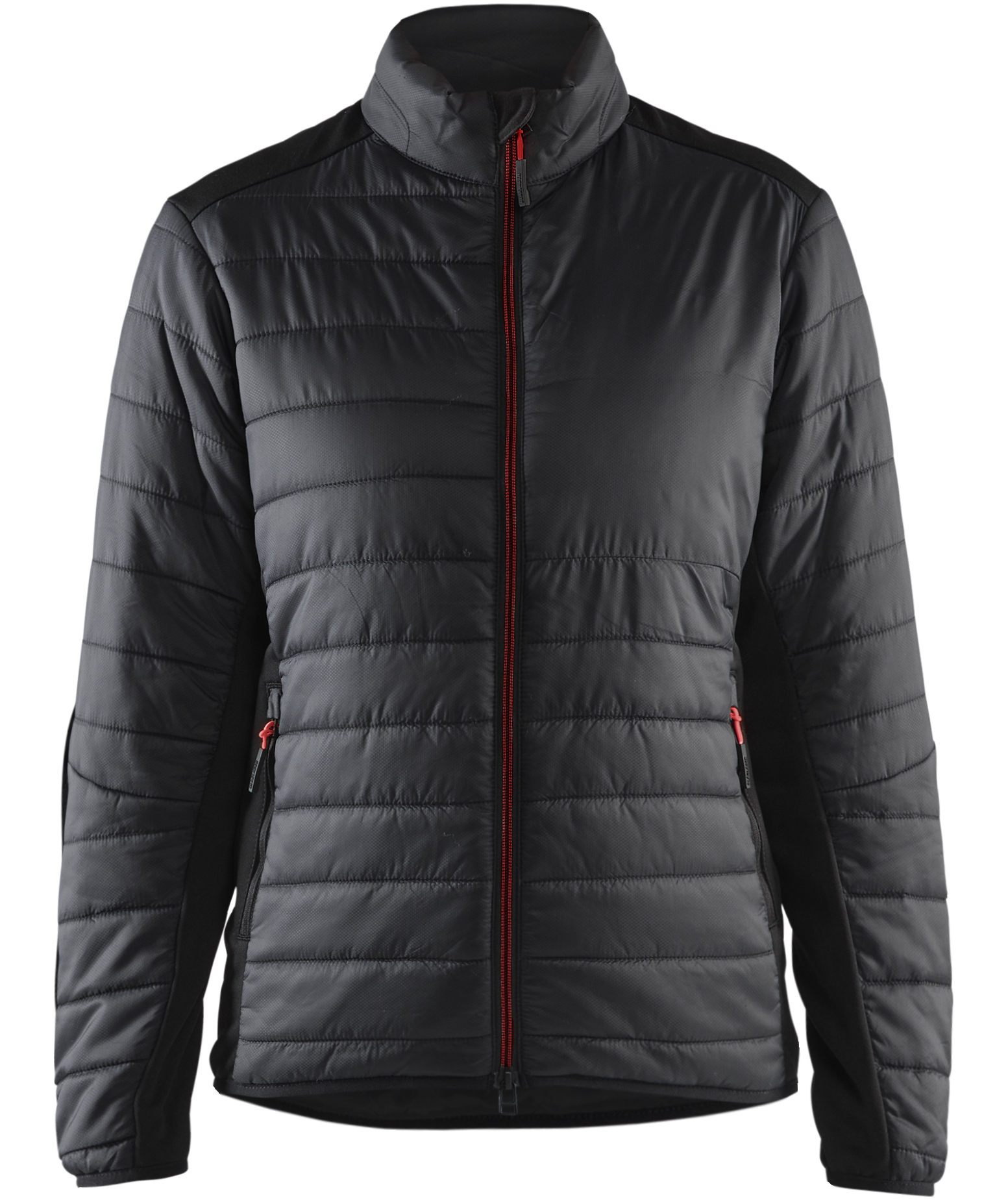 Bl&aring;kl&auml;der vadderad jacka dam, Svart/R&ouml;d, Svart/R&ouml;d, swatch