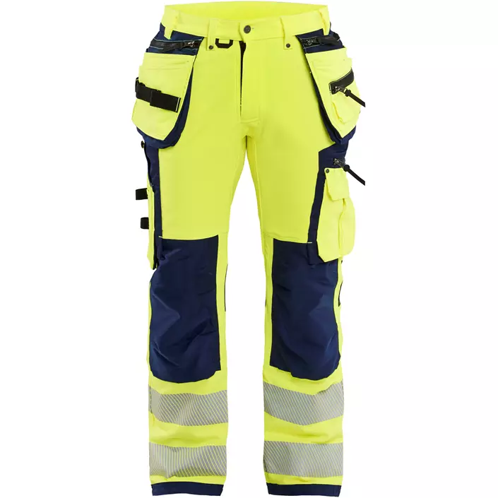 Blåkläder Handwerkerhose full stretch, Hi-vis gelb/marineblau, large image number 0