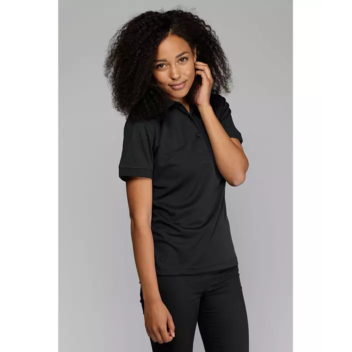 Pitch Stone dame polo T-shirt, Black, large image number 1