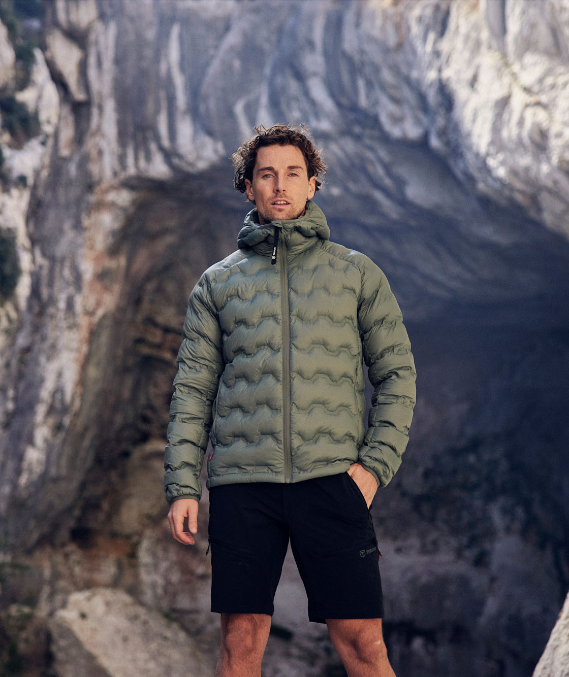 Tenson TXlite Shibui down jacket, Grey Green, large image number 11