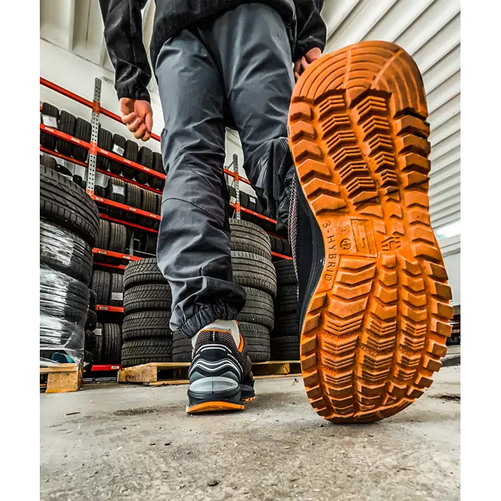 Giasco Gotland safety shoes S1P, Black/Orange, large image number 2