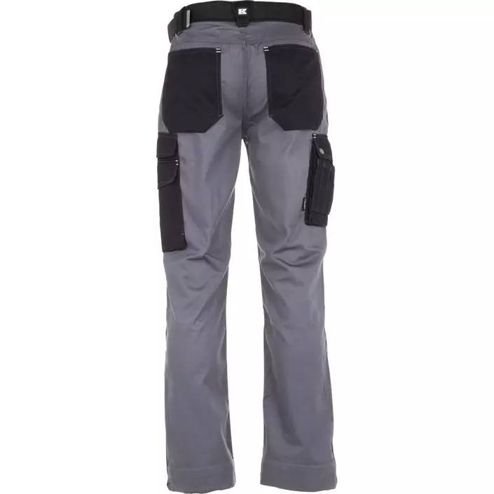 Kramp Original Light work trousers with belt, Grey/Black, large image number 2