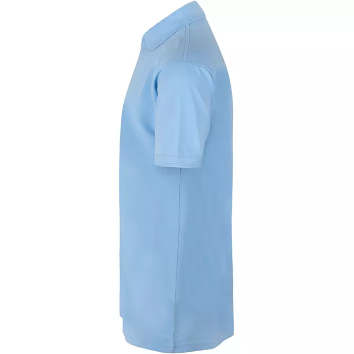 ID PRO Wear Piké-tröja med tryckknappar, Ljusblå, large image number 2