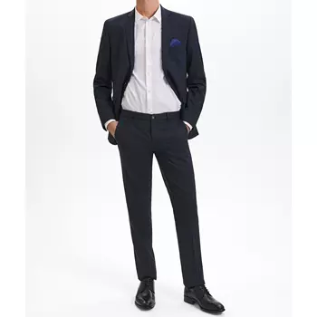 Sunwill Bistretch Modern fit wool trousers, Navy