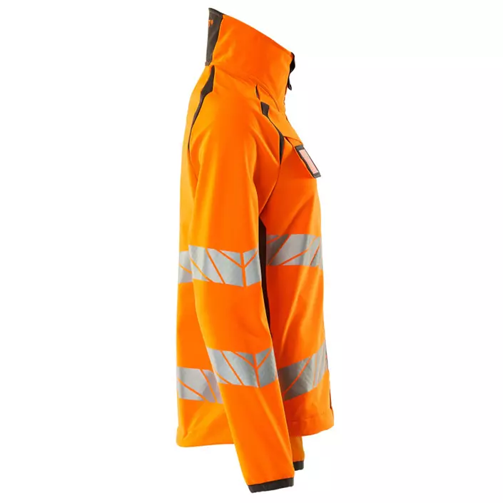 Mascot Accelerate Safe women's softshell jacket, Hi-vis Orange/Dark anthracite, large image number 2