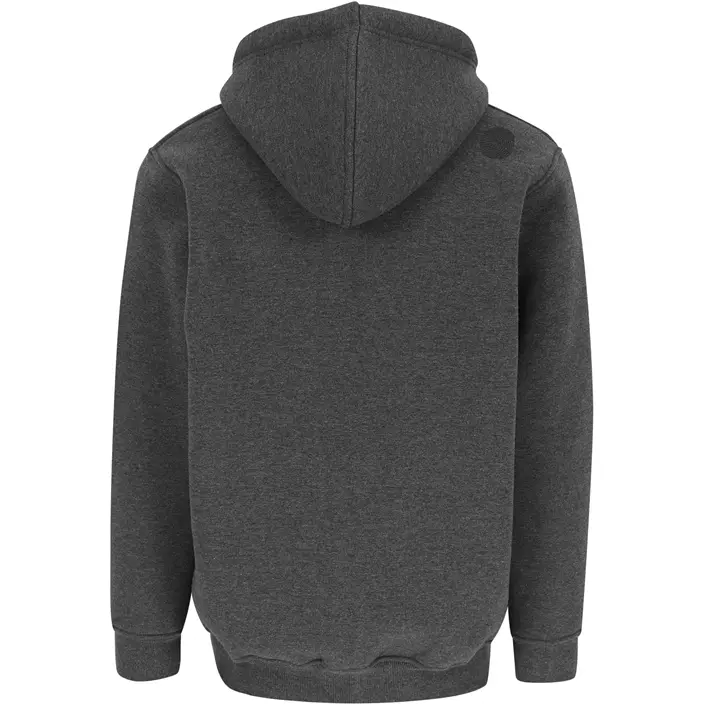 HEROCK Otis hoodie med dragkedja, Dark Heather Grey, large image number 1