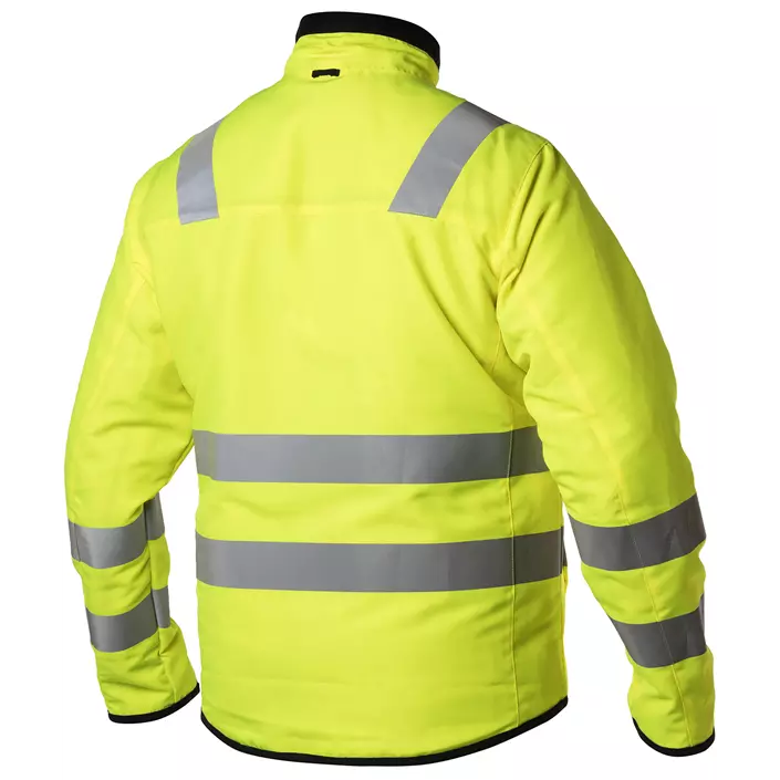 Viking Rubber Evosafe zip in jacket, Hi-vis Yellow/Black, large image number 2