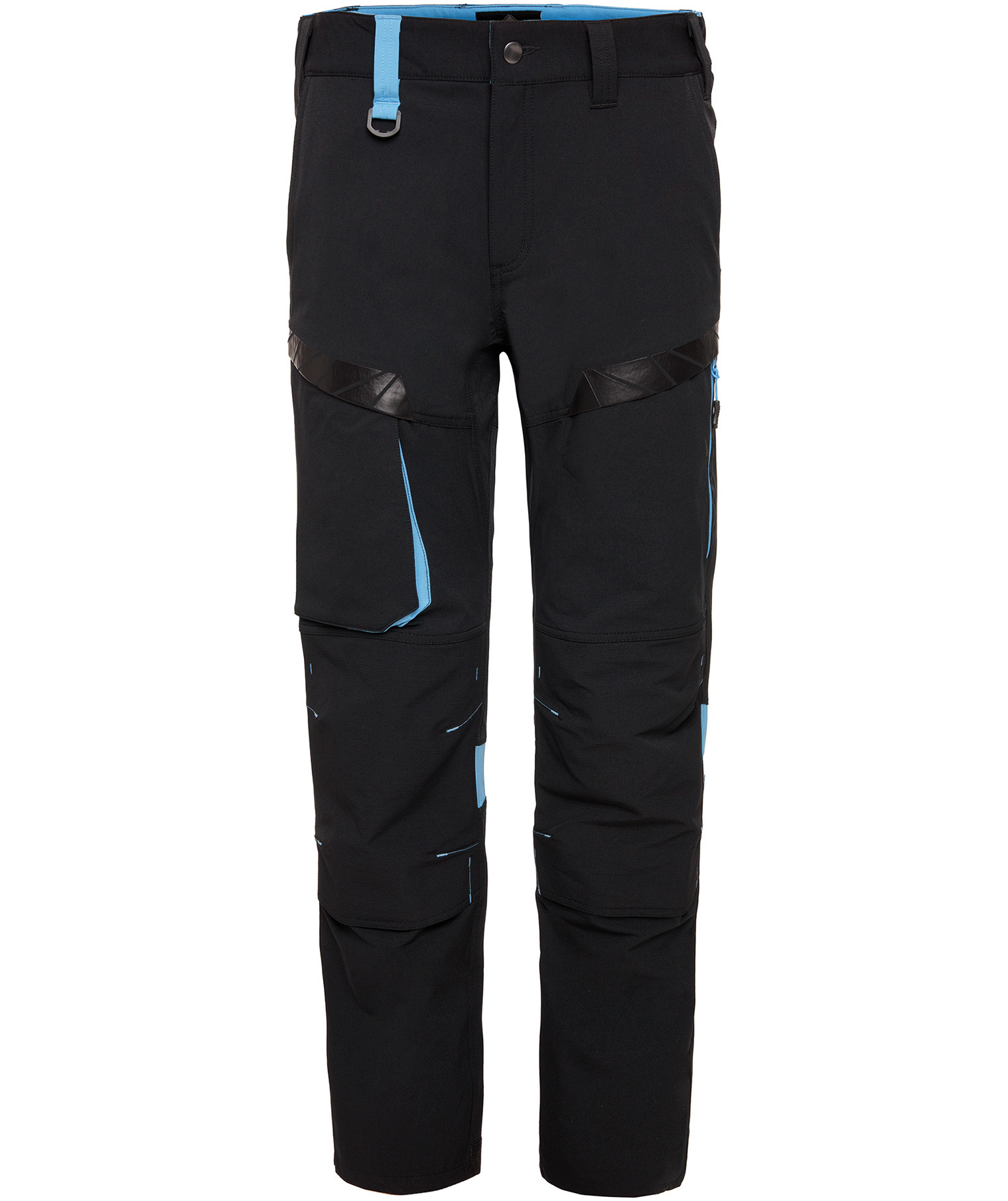 Roadsign work trousers, Black/Aqua