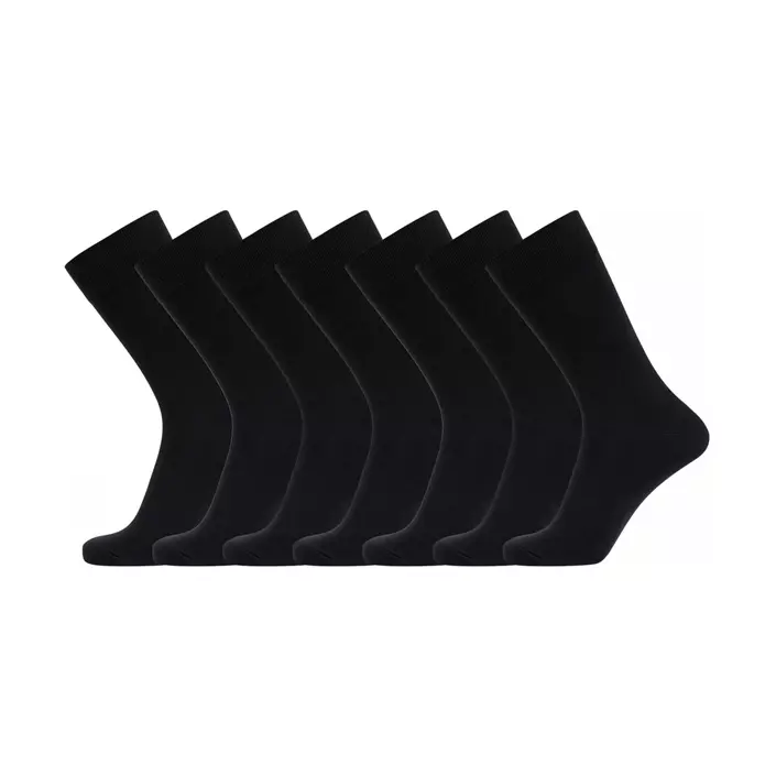 JBS 7-pak bambus strømper, Sort, large image number 0