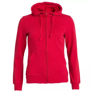 Clique Basic Hoody Zip women's hoodie, Red