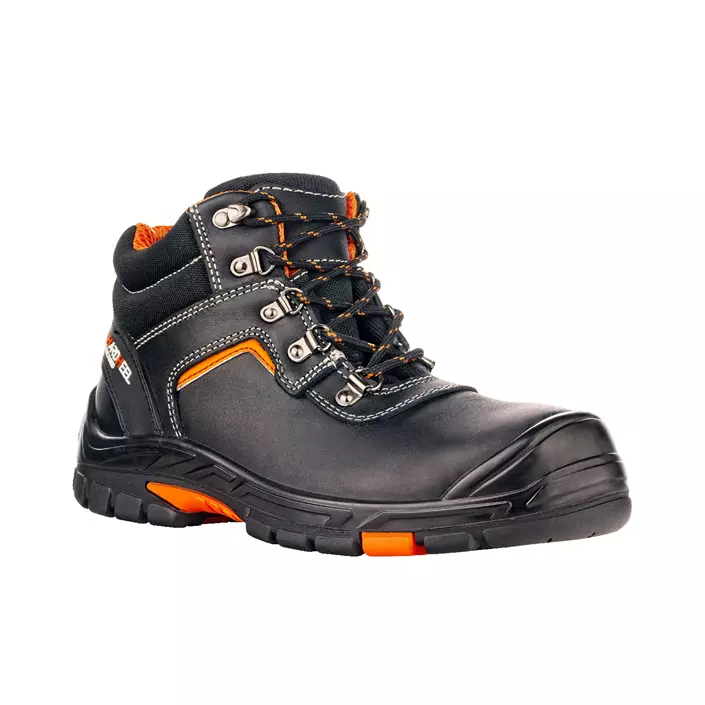 VM Footwear Halifax sikkerhedsstøvletter S3, Sort/Orange, large image number 0
