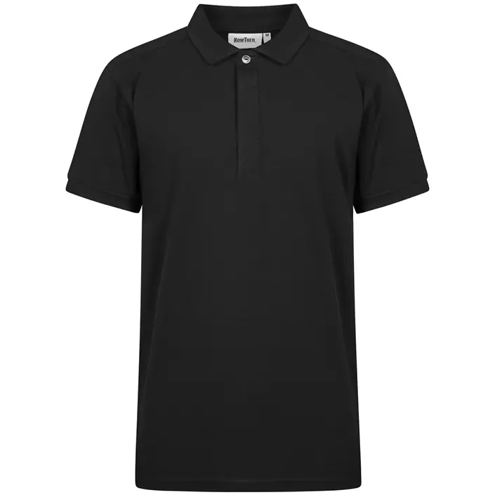 NewTurn Luxury Stretch Polo, Sort, large image number 0
