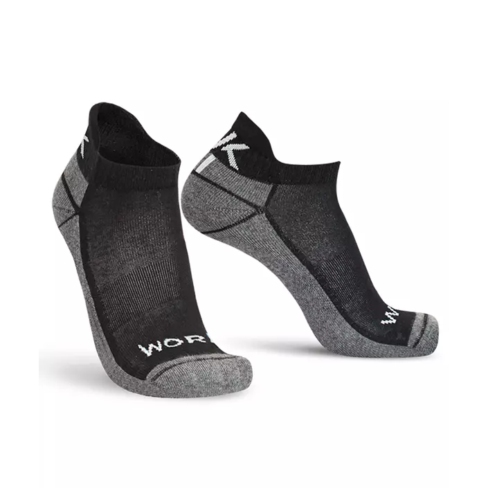 Worik Natural Clima ankle socks, Black, large image number 0
