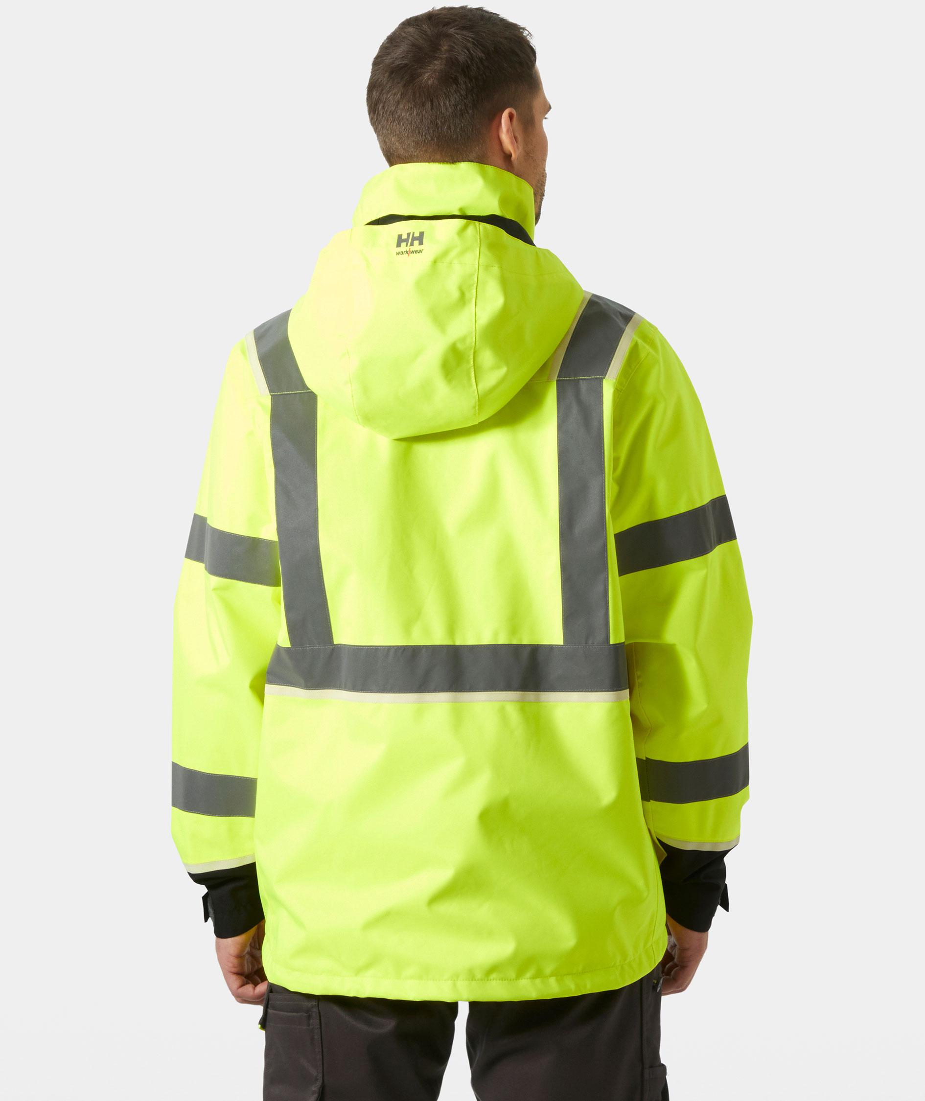 Helly Hansen UC-ME skaljakke, Hi-vis Gul/Ebony, large image number 5